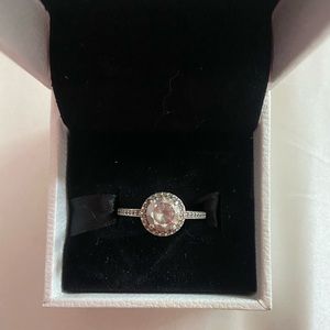 Pandora round promise ring